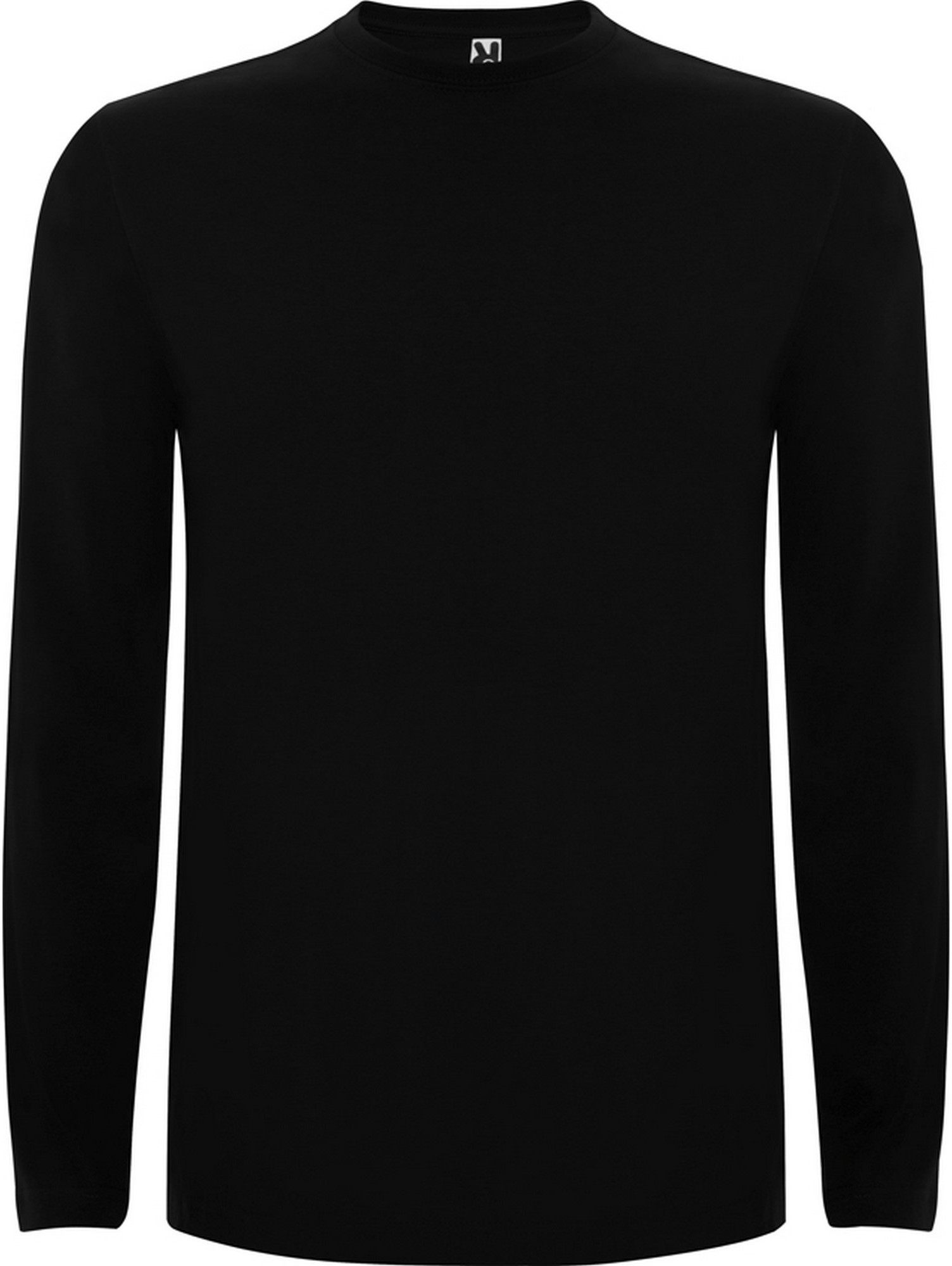 Camiseta manga larga hombre color NEGRO