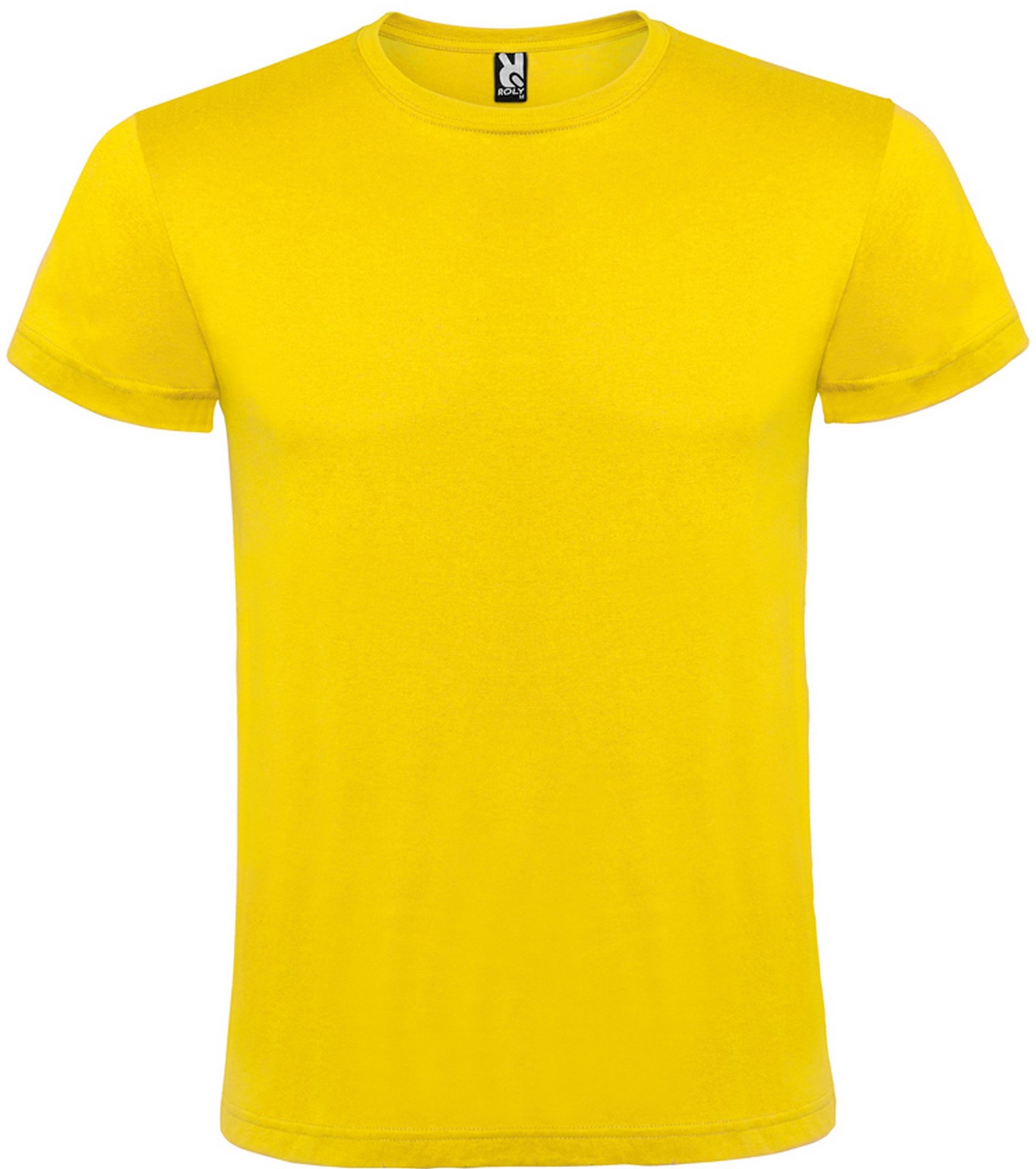 Camiseta manga corta infantil color AMARILLO