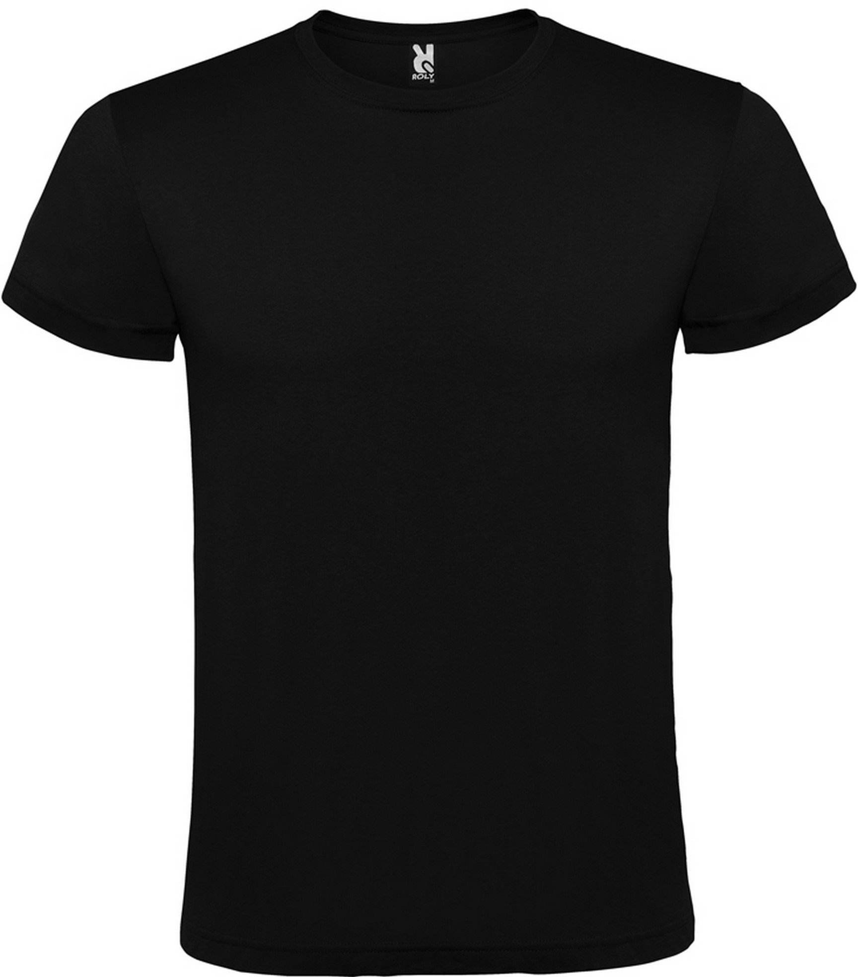 Camiseta manga corta infantil color NEGRO