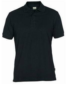 Polo manga corta hombre color NEGRO