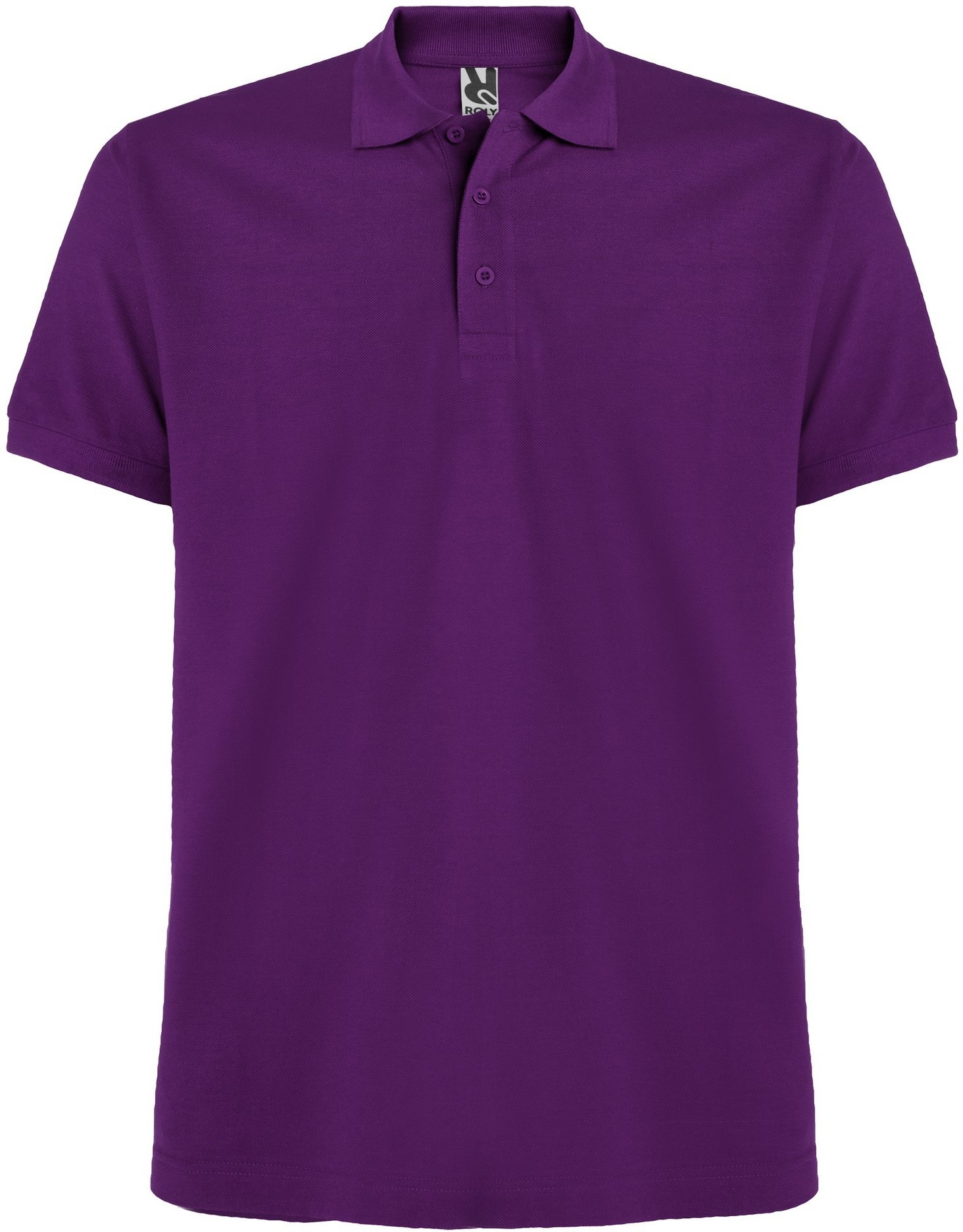 Polo manga corta hombre color PURPURA
