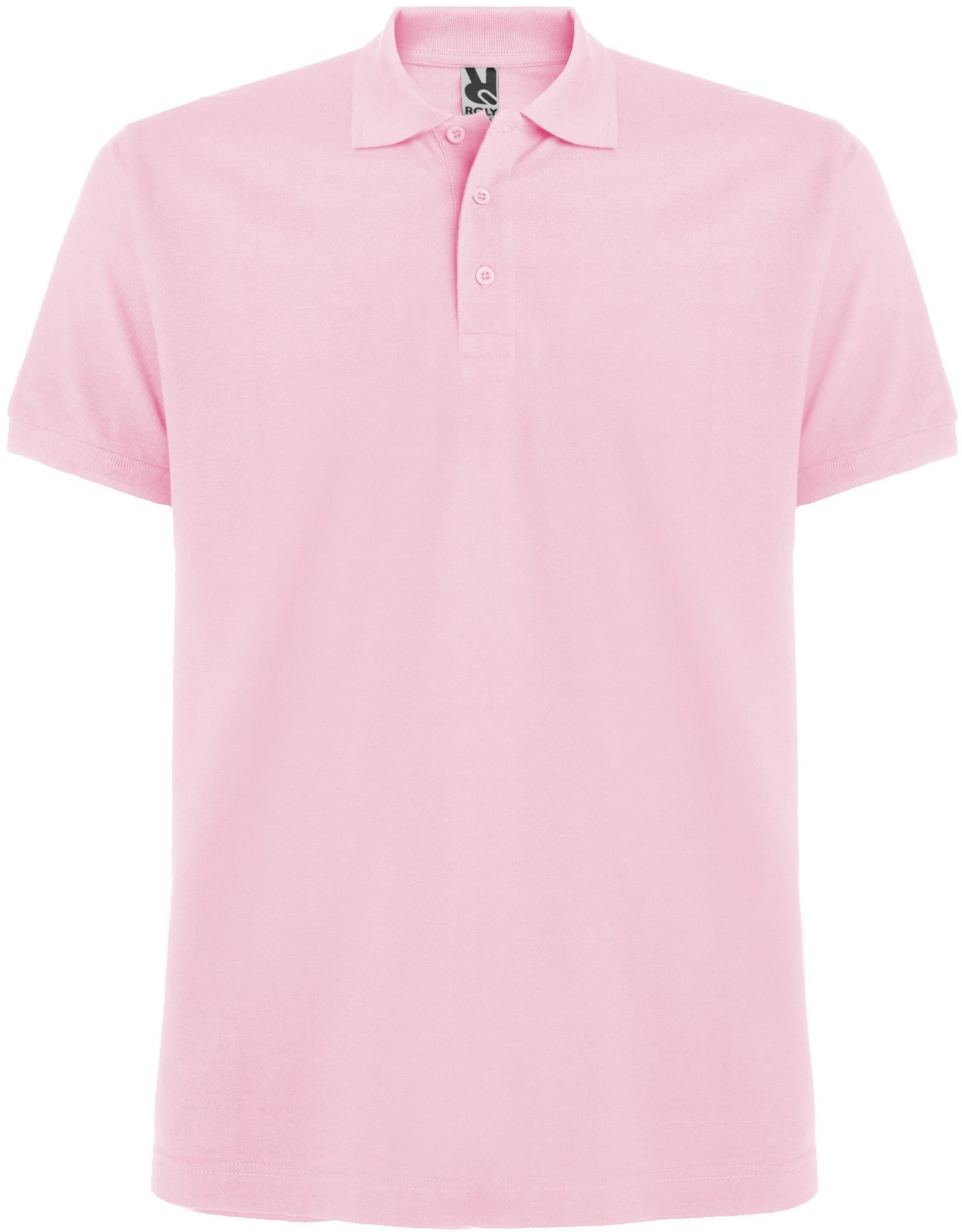 Polo manga corta hombre color ROSA CLARO