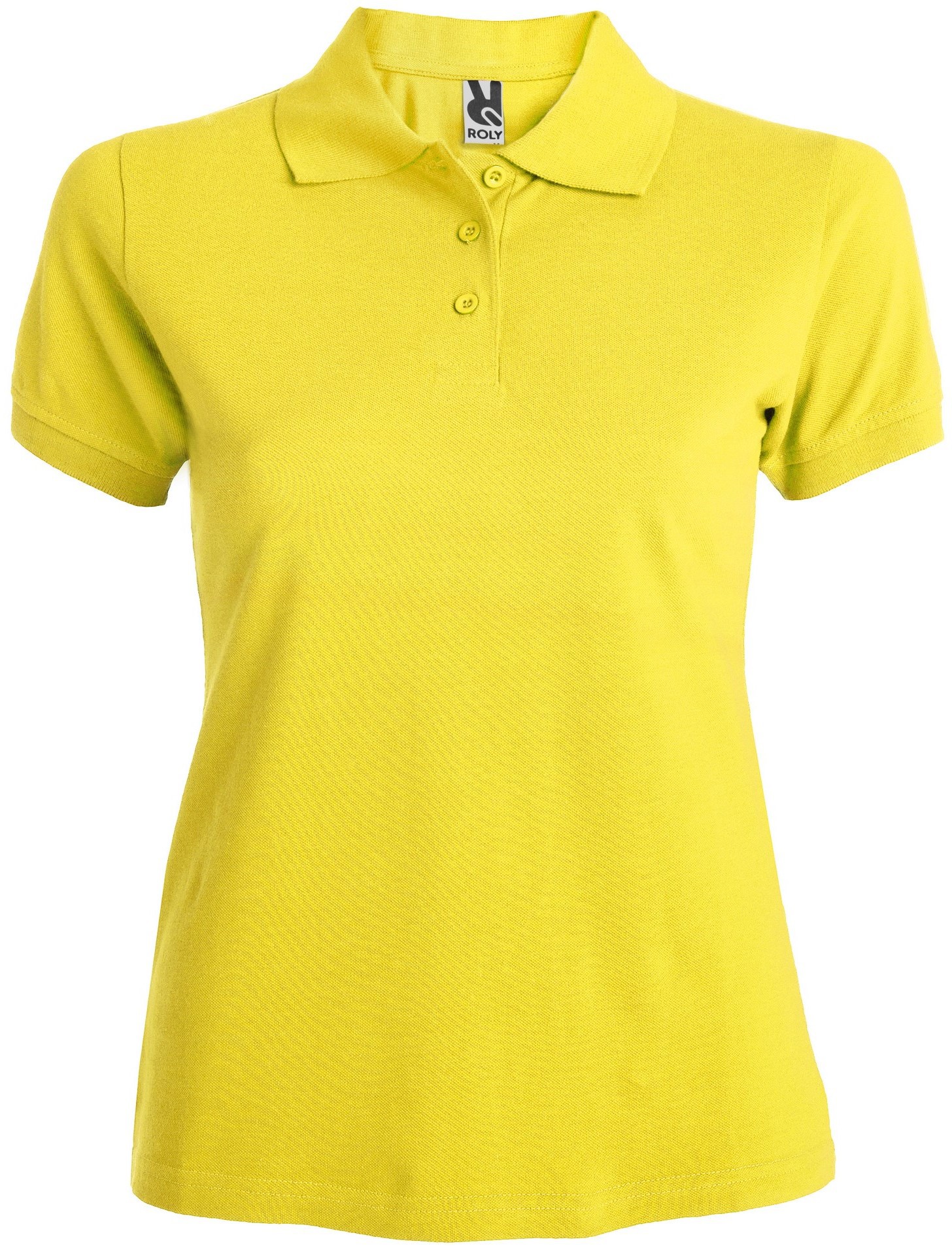 Polo manga corta mujer color AMARILLO