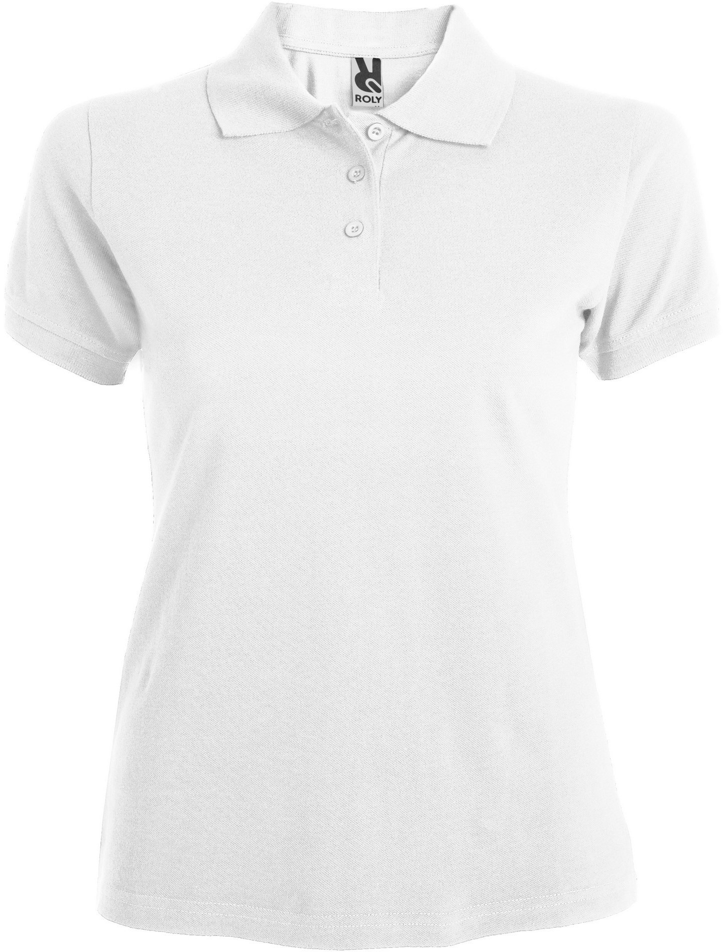Polo manga corta mujer color BLANCO PERLA