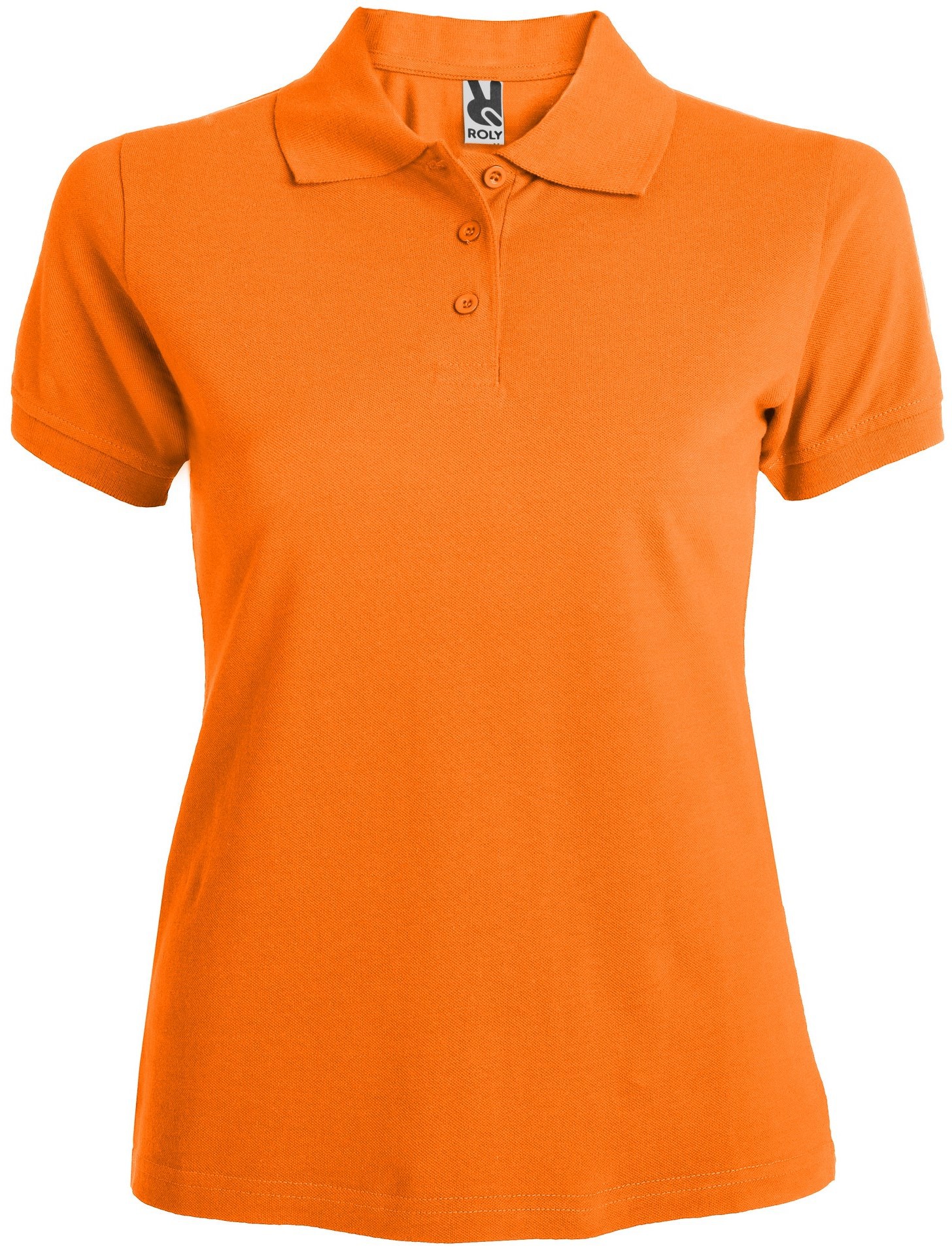 Polo manga corta mujer color NARANJA