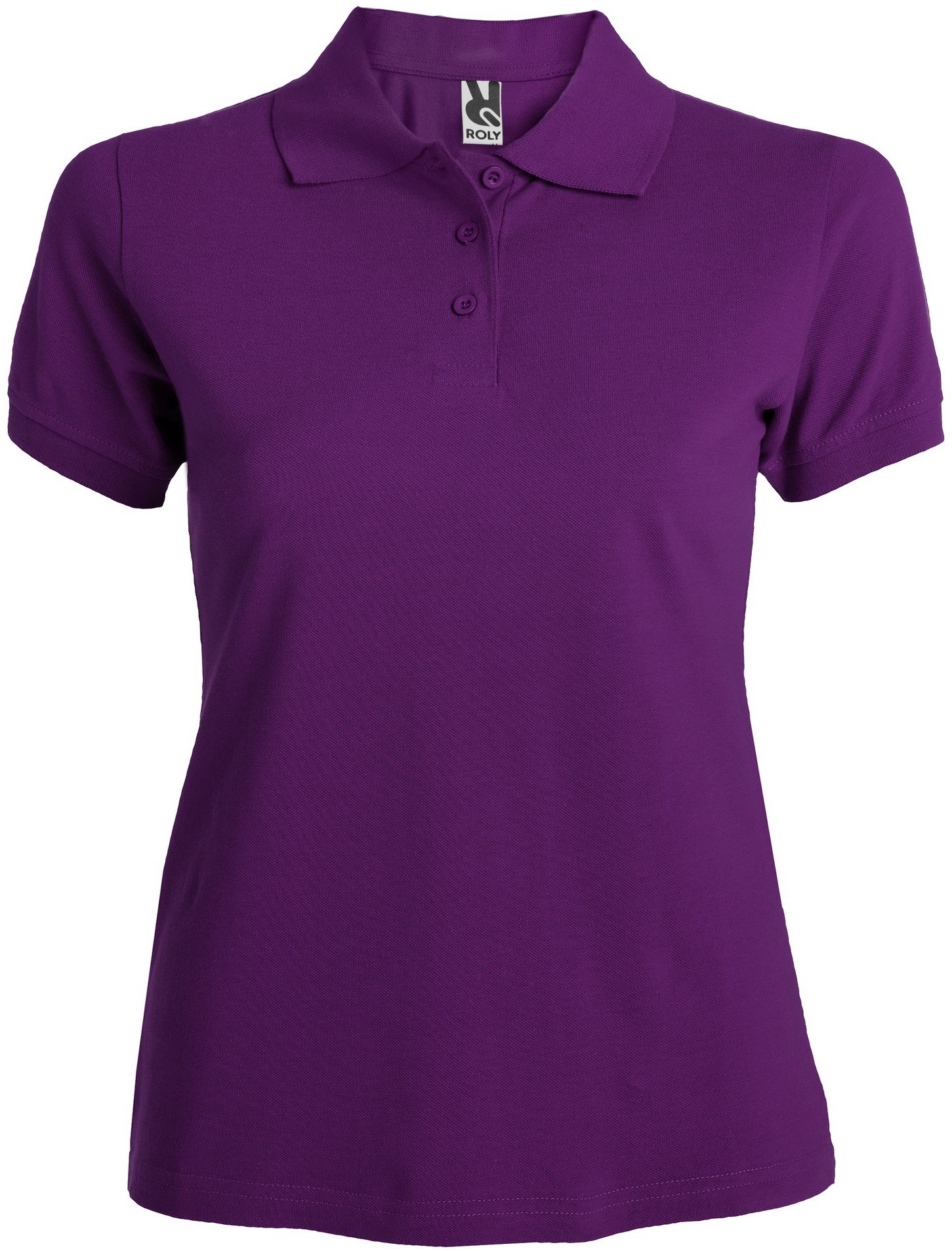 Polo manga corta mujer color PURPURA