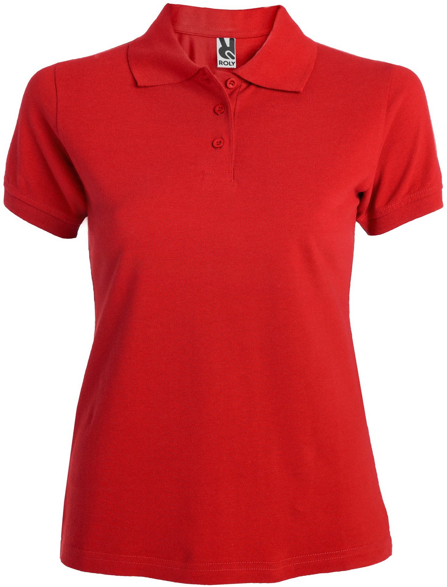 Polo manga corta mujer color ROJO