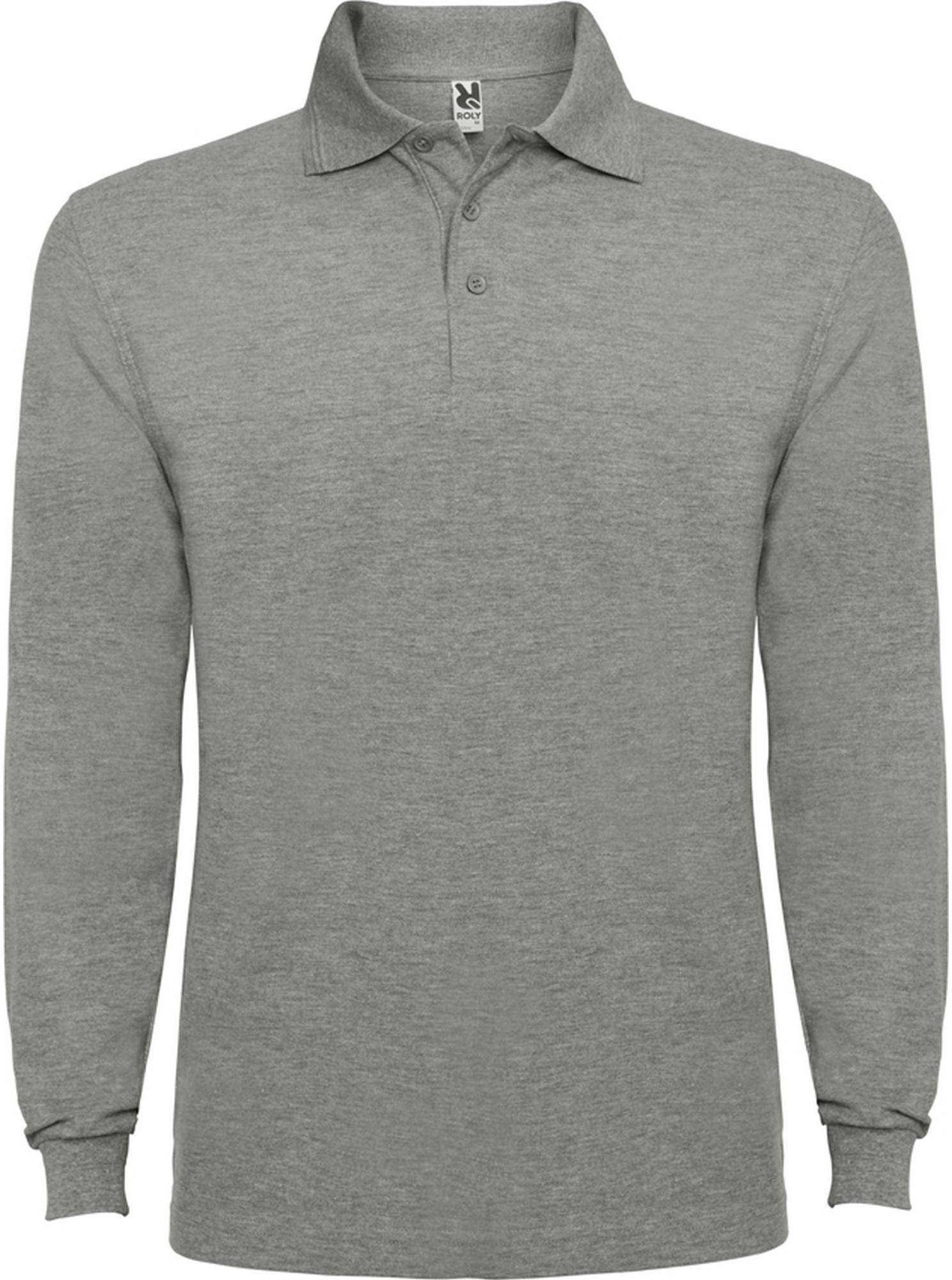 Polo manga larga hombre color GRIS VIGORE