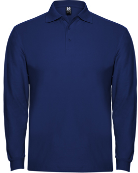 Polo manga larga hombre color ROYAL
