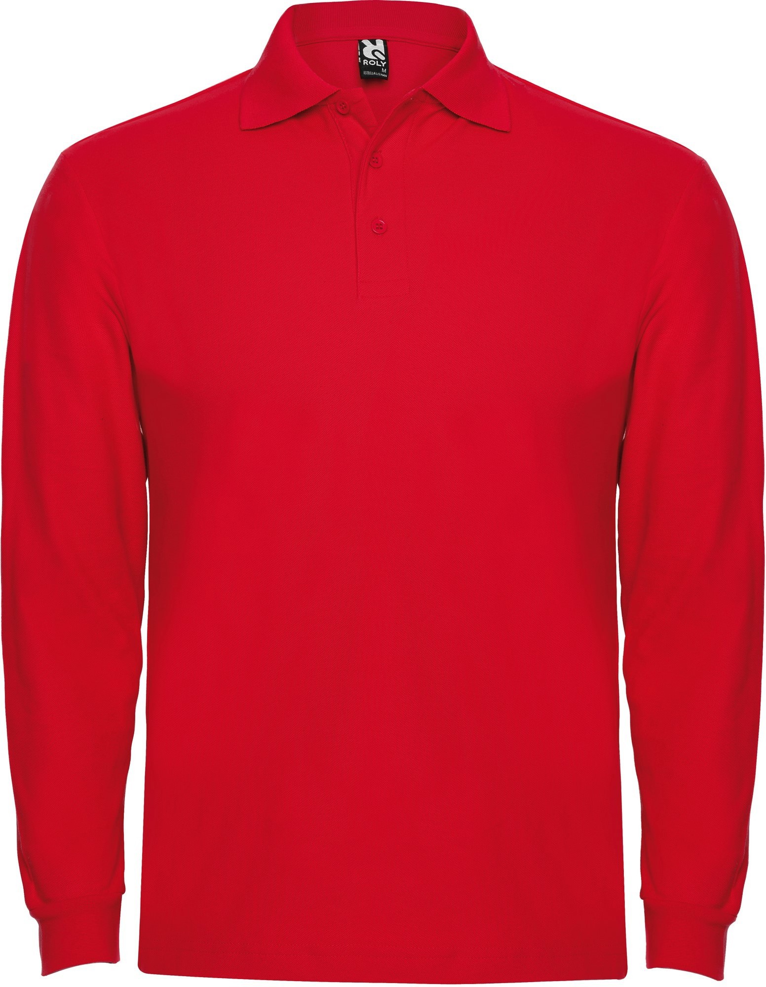 Polo manga larga mujer color ROJO