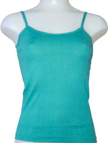 Verde Camiseta de tirantes