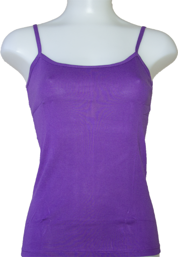 Violeta Camiseta de tirantes