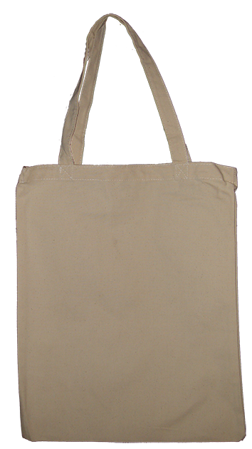 Bolso de tela beige