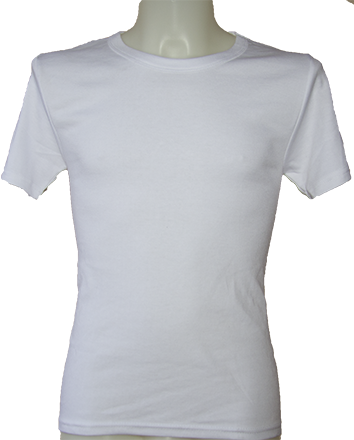 Camiseta de manga corta blanca