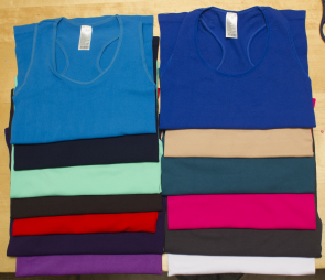 Imagen de las 13 camisetas que se pueden estampar a todo color o por vinilo textil